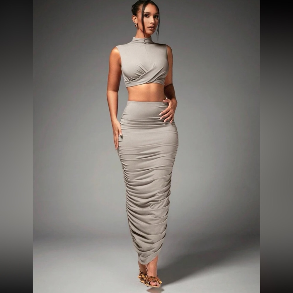 Beige two piece set